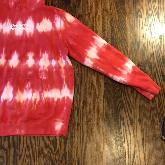 RED Tie Dye OVO Hoodie - Picture 6 of 8